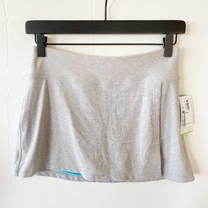 grey teal tennis skirt L sport skirt